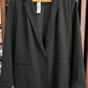 NWT Ann Taylor LOFT black blazer. Women's size XL